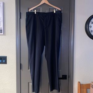 Mens black slacks 40x32 like new